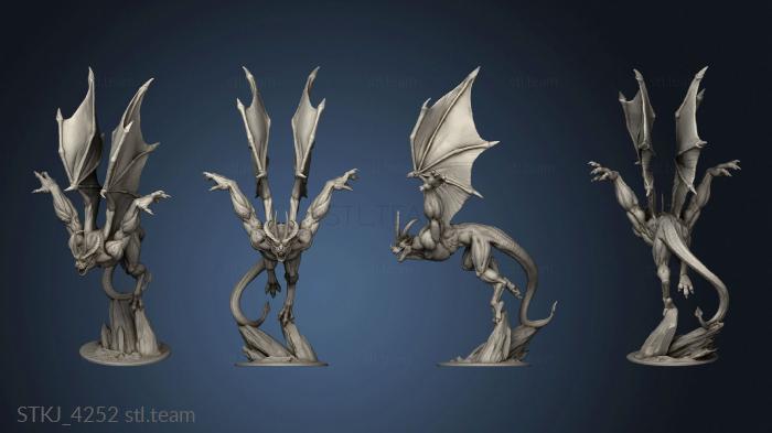 3D model Gargoyles Dragon (STL)