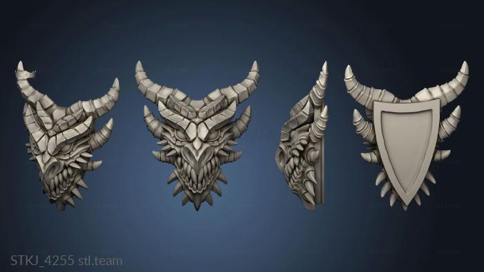 3D model Gear Dragon Shield modular (STL)