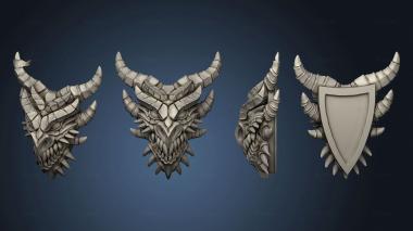 3D model Gear Dragon Shield modular (STL)