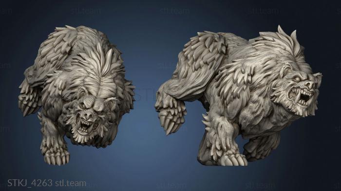 3D model Giant Bears Bear Running (STL)