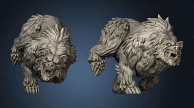 3D model Giant Bears Bear Running (STL)