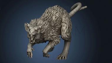 3D model Giant Rat (STL)