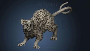 3D model Giant Rat (STL)