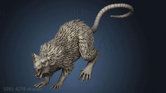 3D model Giant Rat (STL)