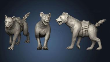 3D model Goblin Hyena Mount (STL)