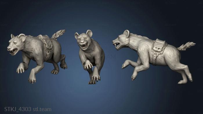 3D model Goblin Hyena Mount (STL)