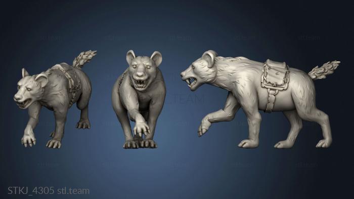 3D model Goblin Hyena Mount (STL)