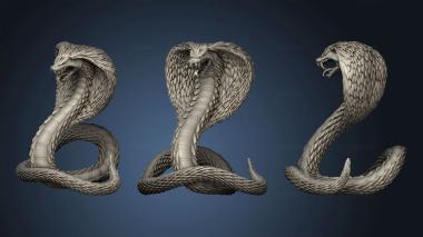 3D model Egypt Snake Riders Rider (STL)