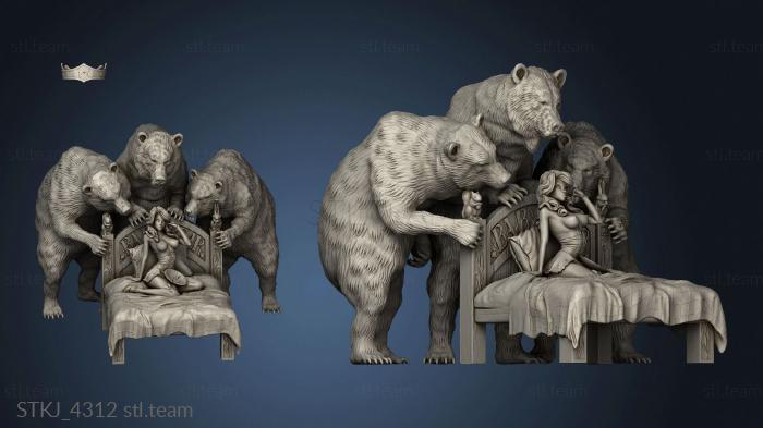 3D model goldilocks BEAR (STL)