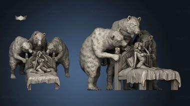 3D model goldilocks BEAR (STL)