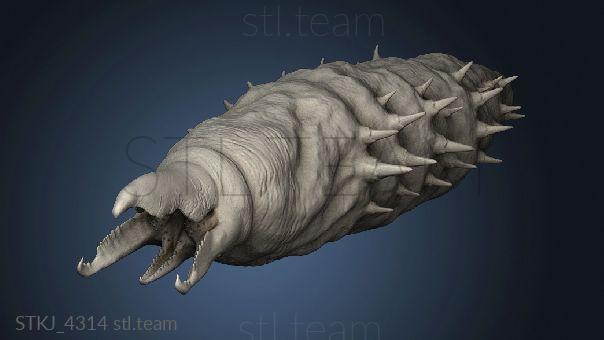 3D model graboid from tremors (STL)