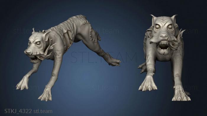 3D model Gravehounds Dog (STL)