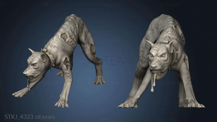 3D model Gravehounds Dog (STL)