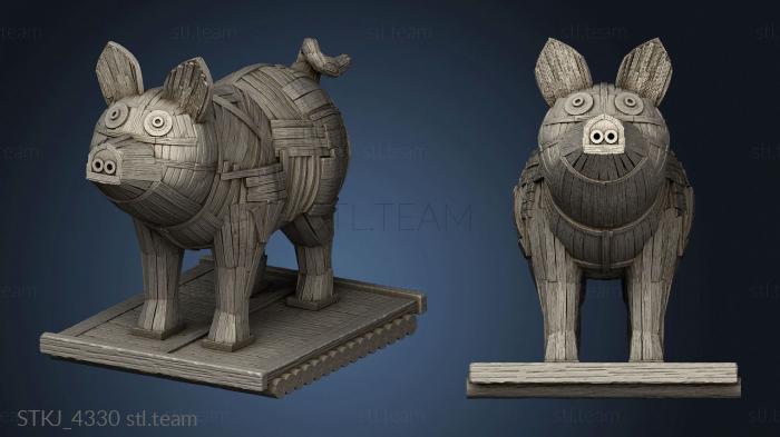 Green Siege Trojan Pig