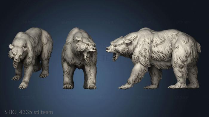 3D model Grizzly roar (STL)