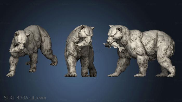 3D model Grizzly salmon (STL)