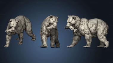 3D model Grizzly salmon (STL)