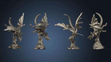 3D model Gyth Void Pirates Red Dragon Rider With Commander (STL)