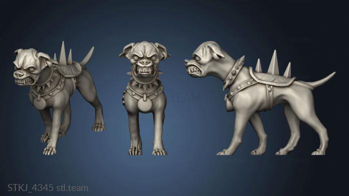 3D model Halflings Witch Hunters CHIHUA WARG (STL)