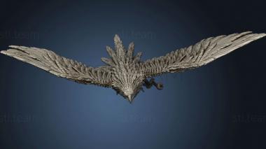 3D model Hawk Riders With Bow wing (STL)