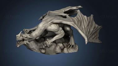 3D model Heroes Beasts dragon (STL)