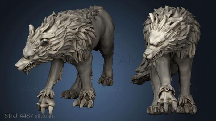 3D model Beasts wolf (STL)