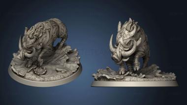 3D model Wotangar Clan Warthog Base (STL)