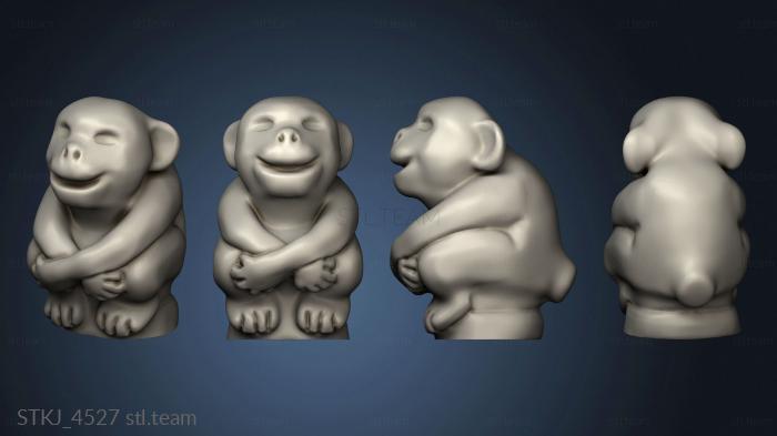 3D model Jumanji Animals Figures monkey (STL)