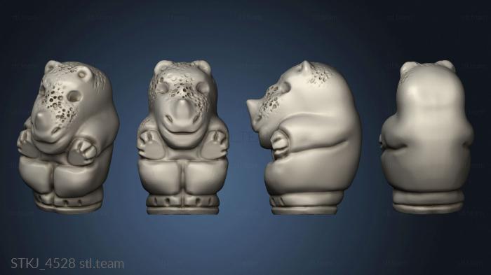 3D model Jumanji Animals Figures rhino (STL)