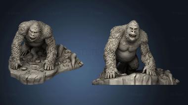 3D model Jungle Hector Moran HEC ted Gorilla (STL)