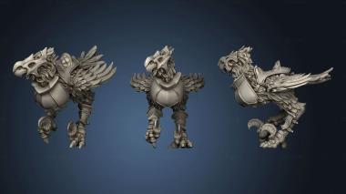 3D model kingsguard heavy cavalry knights with separate oured rokobo (STL)