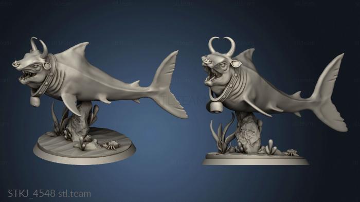 3D model Kingdom The Depth Meuo Mythical Shark Cow (STL)