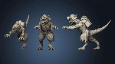 3D model Kobolds Yao Long Temple miners (STL)