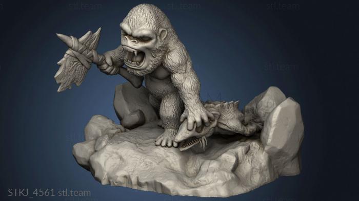 3D model Kong and Godzilla (STL)