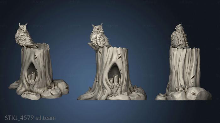 3D model Terrain Stump Lantern (STL)