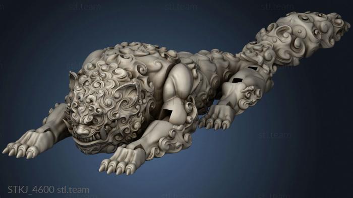 3D model leon foo Pipe Cox lion (STL)