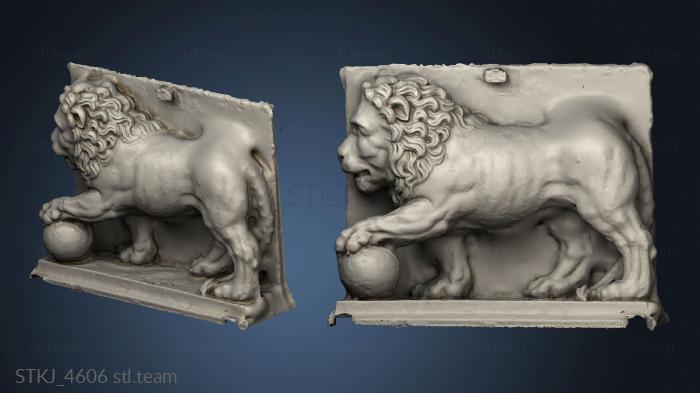 3D model lion afstbning fredensborg (STL)