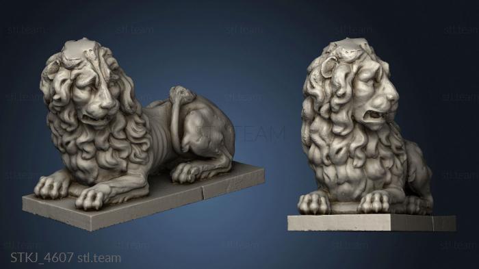 3D model lion at the park Up (STL)