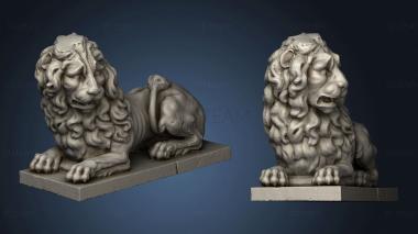 3D model lion at the park Up (STL)