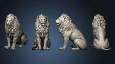 3D model Lion statue (STL)