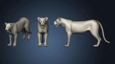 3D model Lioness mesh (STL)