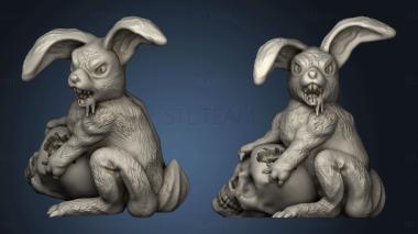 3D model lost folders easter bunny (STL)