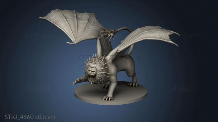 3D model manticore terrestrial (STL)