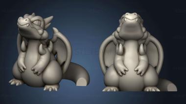 3D model Mega Charizard Chibi (STL)