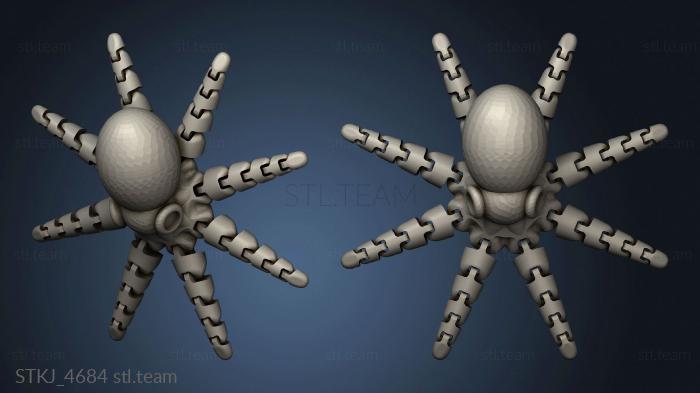 3D model Mini Octopus eyes (STL)