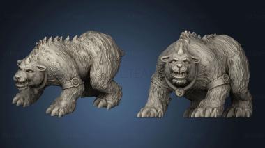 3D model Minotaur Tribe Druid Bear (STL)