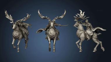 3D model Cavalry elk lookup (STL)