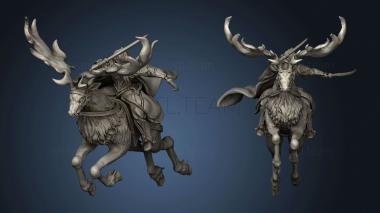 3D model Cavalry elk lookup (STL)