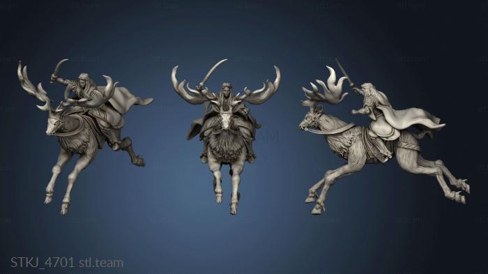 3D model Cavalry elk lookup (STL)