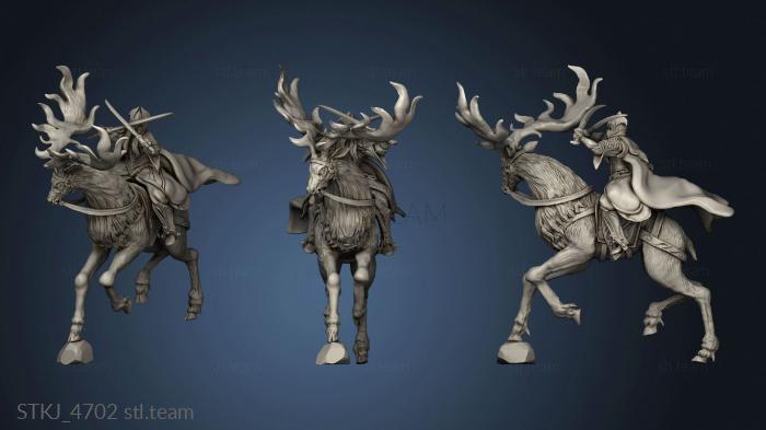 3D model Cavalry elk lookup (STL)